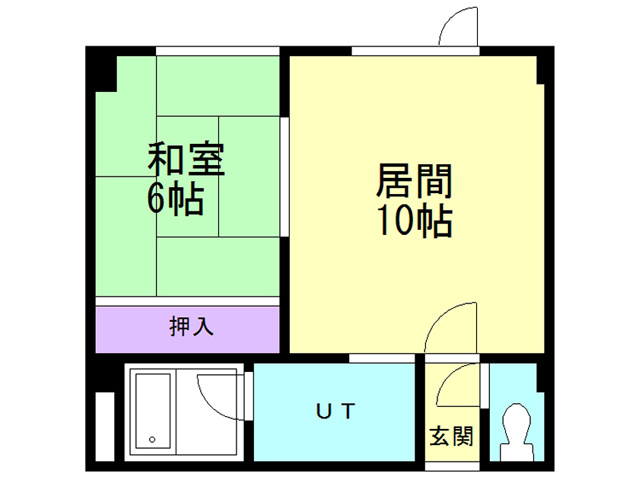 コーポ北栄の間取り