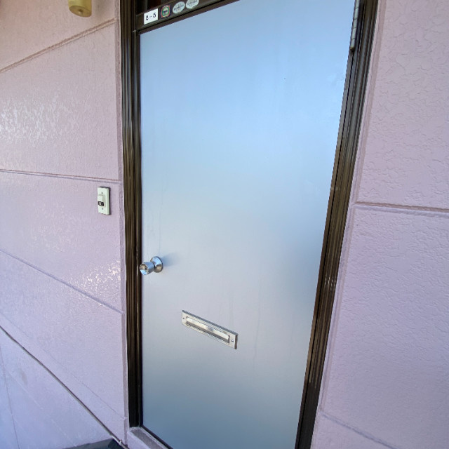 桜木ハイツ１号棟のバルコニー