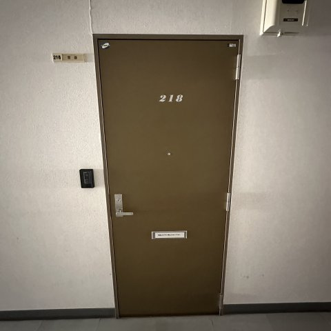 プラザマンション水元の玄関