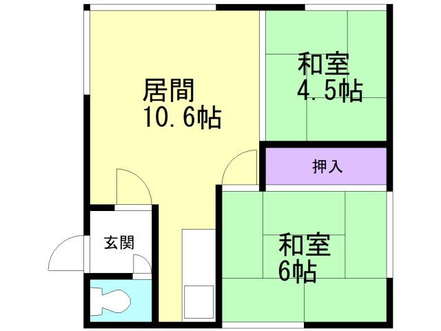 進藤アパートの間取り