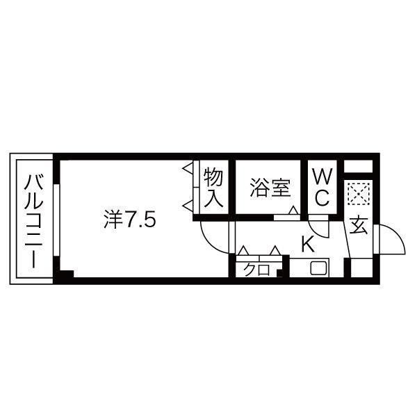 アイリスウエストの間取り