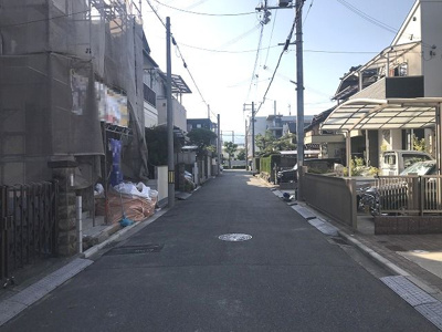 【前面道路含む現地写真】 | 南甲子園２丁目新築戸建