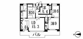 【間取り】 | ヴェルデイ矢賀弐番館