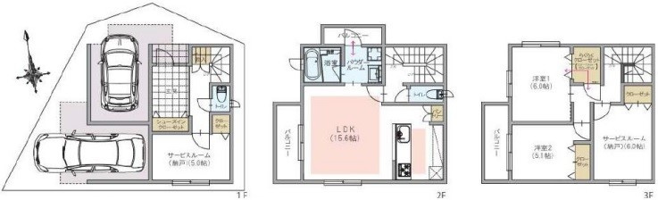 北本町3丁目　中古戸建　1号地