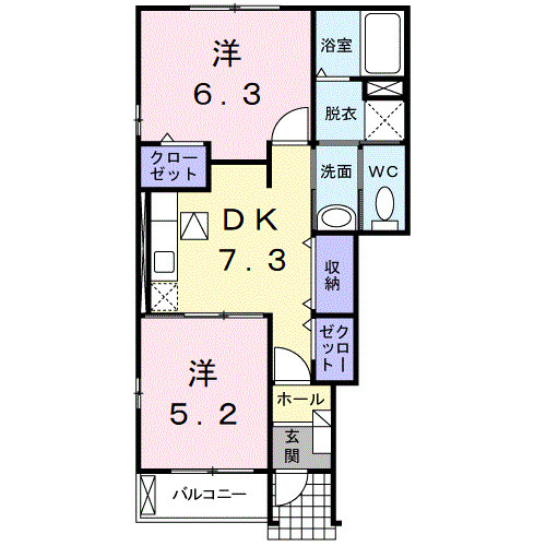 【間取り】 | エテルノ　Ⅰ