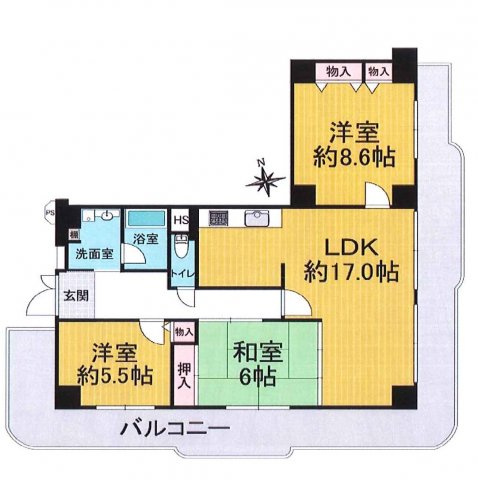 【間取り】 | シャルム京橋