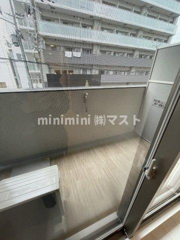 エスリードレジデンス大阪福島イーストのバルコニー