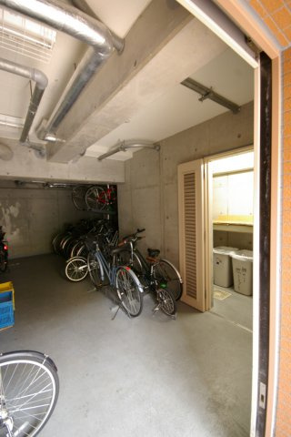 駐輪場です。