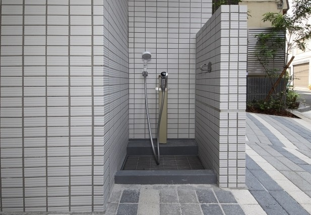 ペット足洗い場