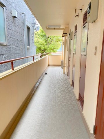 共用廊下です。