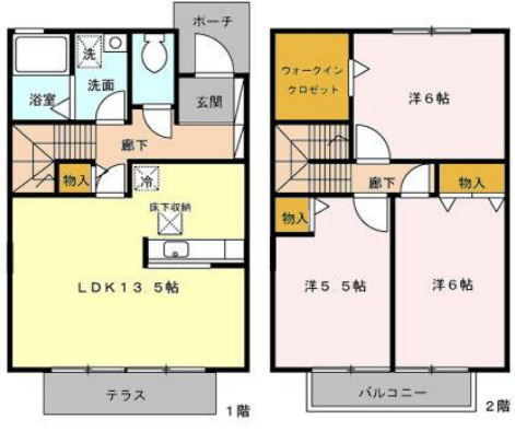 アーバンスクウェアの間取り