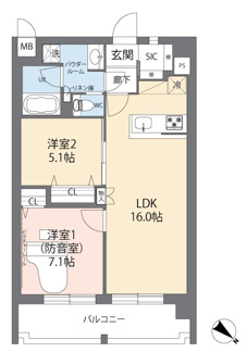 【間取り】 | ミュージション朝霞台