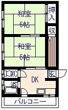 【間取り】 | 角井アパート