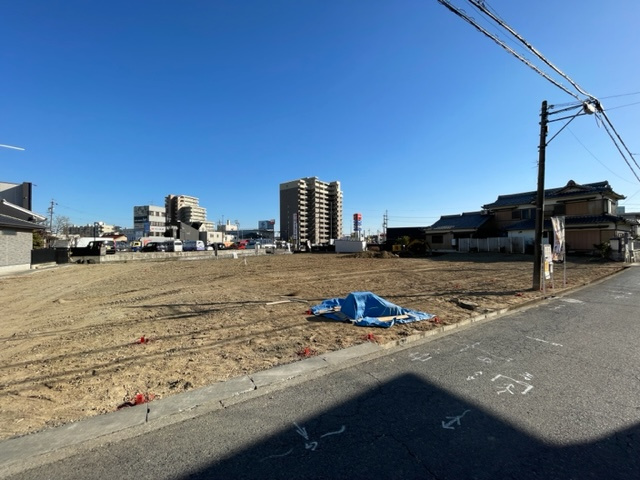  Cradle garden　守山区瀬古東第５　全１１棟の前面道路含む現地写真|〈内覧予約キャンペーン実施中！〉マックスバリュde住まい相談までご連絡下さい。
