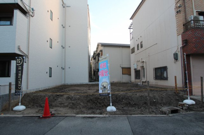 【前面道路含む現地写真】 | 鶴見区横堤２丁目売土地