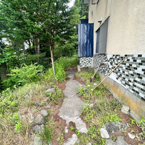 室蘭市港北町4丁目18-13戸建の庭