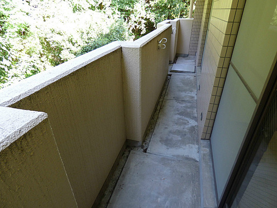 エルム御影のバルコニー