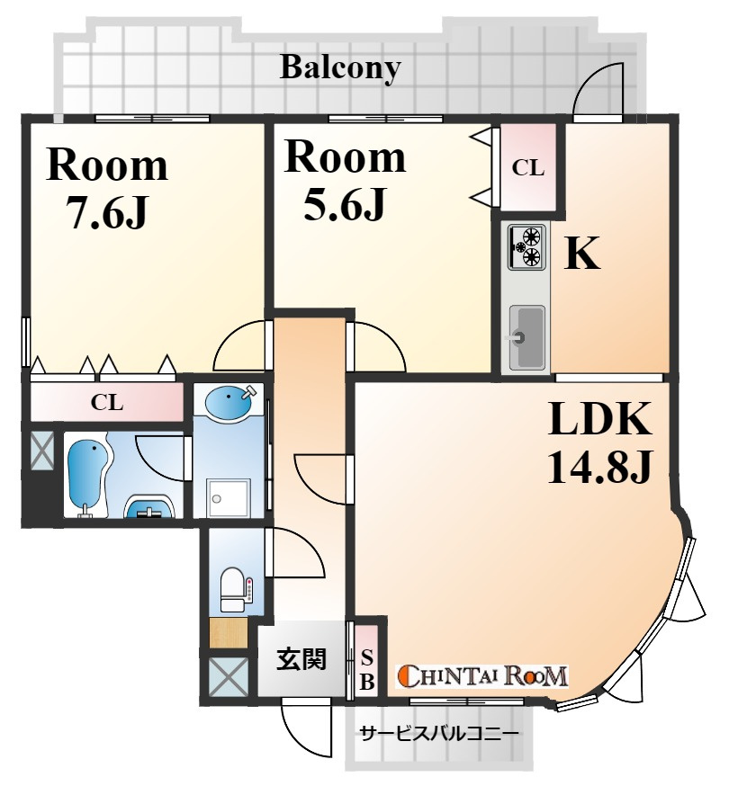 エルム御影の間取り