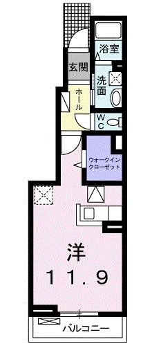 パルティール小曽根の間取り