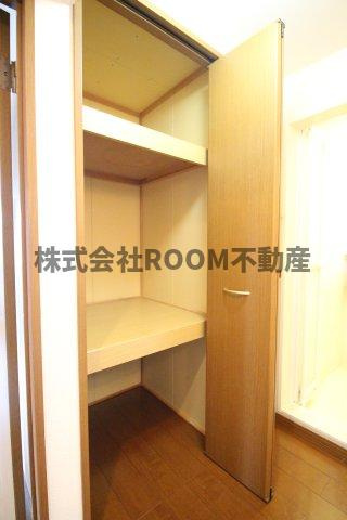 リーフレットエコーⅠ号館の収納|専用の収納スペースです