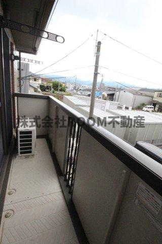 リーフレットエコーⅠ号館のバルコニー|広々としたバルコニーです