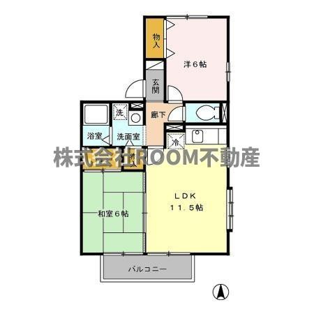 リーフレットエコーⅠ号館の間取り