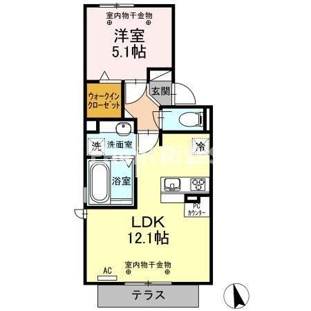 森のおうちの間取り