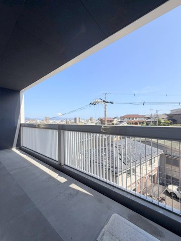 広島市西区高須３丁目の賃貸マンションのバルコニー