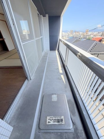 広島市西区高須３丁目の賃貸マンションのバルコニー