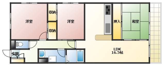 広島市西区高須３丁目の賃貸マンション