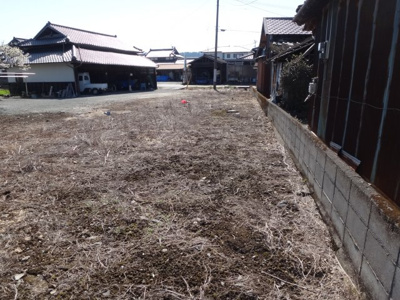 【外観】 | 菊池郡菊陽町久保田売地 | 物件の外観です。北西側から南側道路を撮影