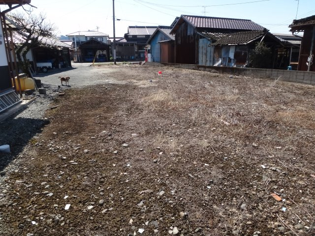 菊池郡菊陽町久保田売地の外観|物件の外観です。北東側から撮影