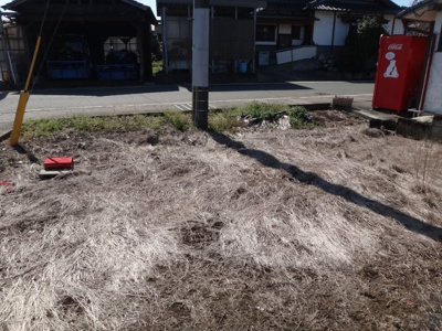【外観】 | 菊池郡菊陽町久保田売地 | 物件の外観です。北東側から南側道路を撮影