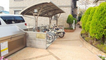 メルベーユＫのその他共用部分|敷地内に駐輪場あります