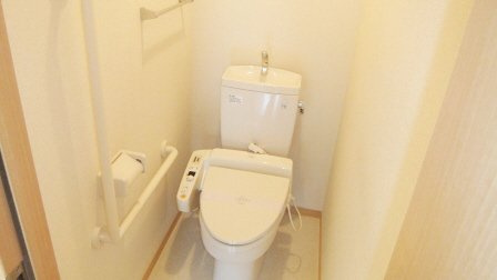 メルベーユＫのトイレ|ウォシュレット付きです
