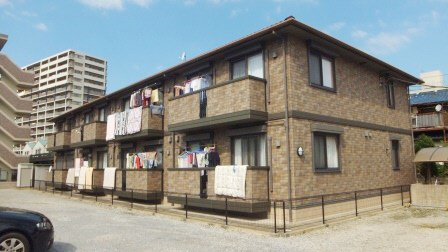 メルベーユＫの外観|閑静な住宅街です。