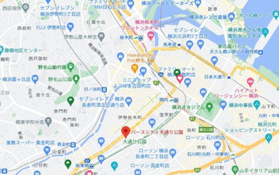 【地図】 | バースシティ横浜大通り公園 | 周辺の地図はこのような感じです