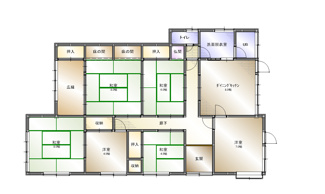 【間取り】 | 八幡3丁目　売物件