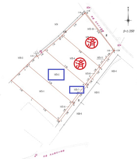 【土地図】 | 中村1丁目1475-3,7（63坪更地） | 残り2区画です。