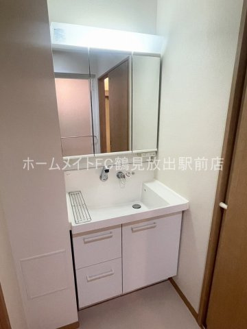 大橋マンション五番館の独立洗面台