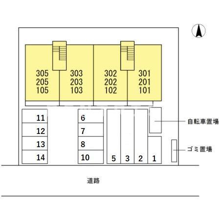 ラ メゾン スプラウツの玄関