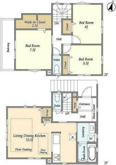 【間取り】 | 有馬８丁目戸建住宅 | 間取り