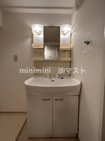 第一玉造マンションの洗面所