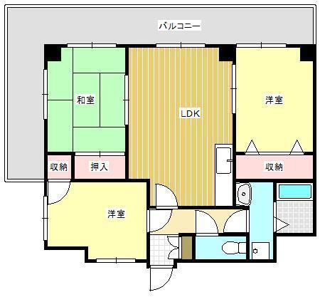 シャルムⅠ【キャッシュバック対象物件】の間取り