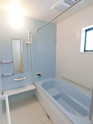 広島市安佐北区亀山2丁目　新築一戸建て（全3棟）の浴室|ゆったり過ごせるお風呂です