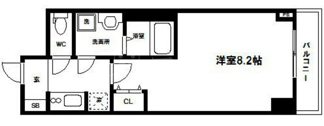 スワンズシティ天満橋の間取り