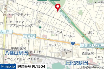 【地図】 | トーシンフェニックス上北沢ツインコート