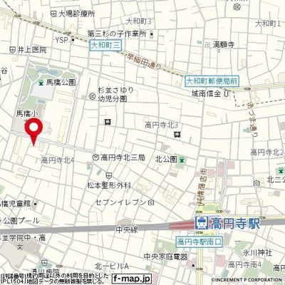 【地図】 | ロアール高円寺