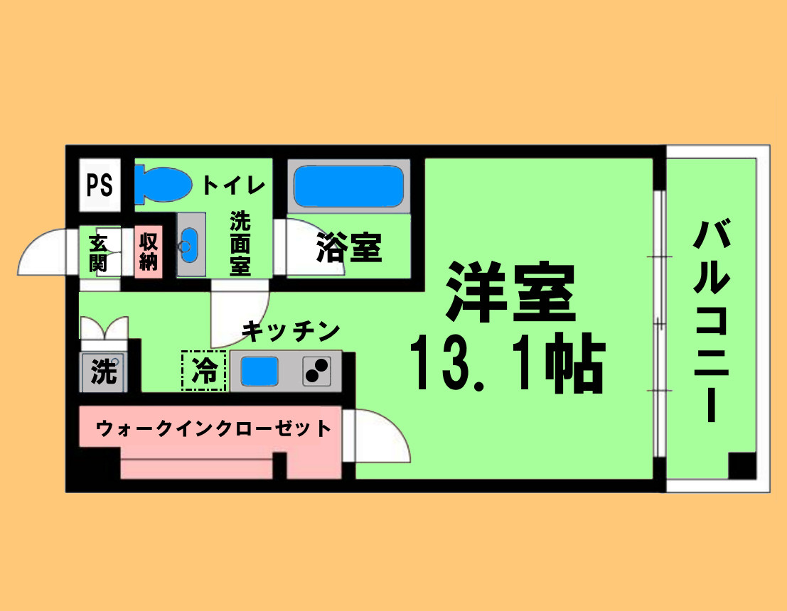 エルブ浄心の間取り