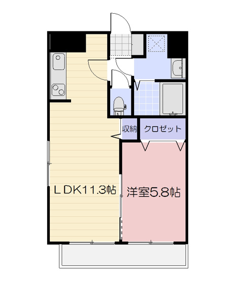 【間取り】 | ピュアガーデン新保